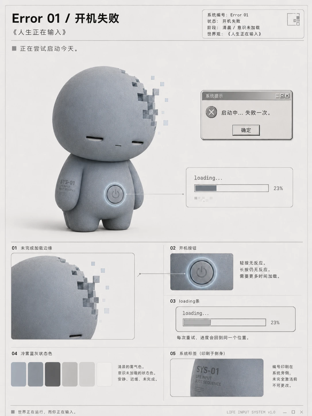 Error 01 角色卡