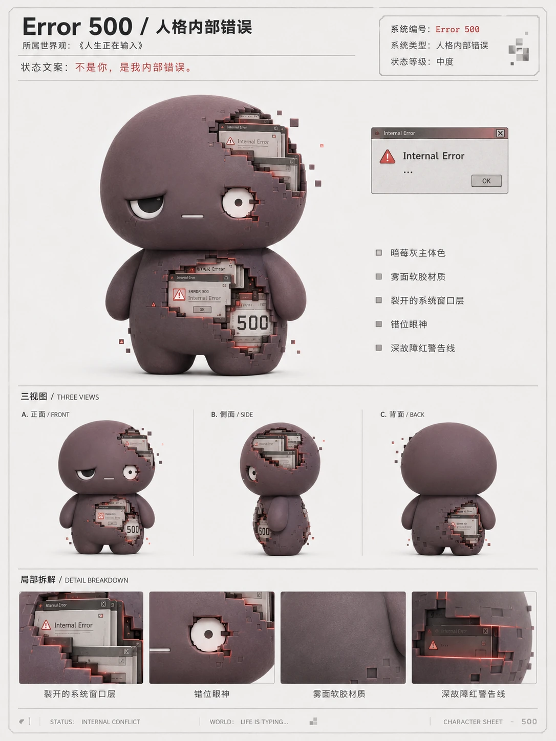 Error 500 角色卡